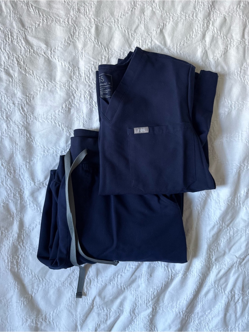Figs Navy Blue Scrub Set M MP Joggers Catarina
